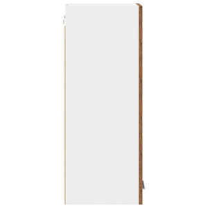 Hängeschrank Altes Holz/Weiß 30x80 cm