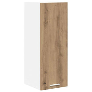 Hängeschrank 2er Set Eiche/Weiß 30x80 cm