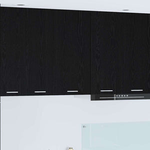 Hängeschrank Riga, Schwarz & Weiß, 40x80 cm