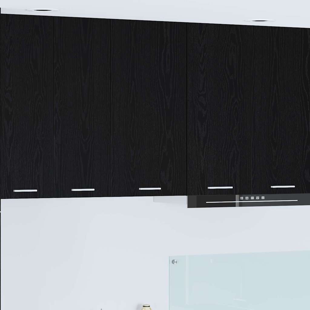 Hängeschrank Riga, Schwarz & Weiß, 40x80 cm