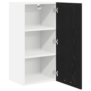 Hängeschrank Riga, Schwarz & Weiß, 40x80 cm