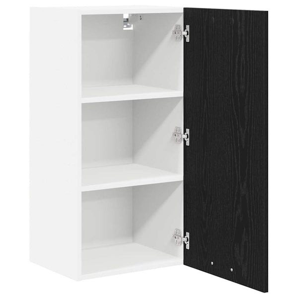 Hängeschrank Riga, Schwarz & Weiß, 40x80 cm