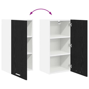 Hängeschrank Riga, Schwarz & Weiß, 40x80 cm