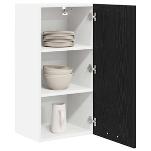 Hängeschrank Riga, Schwarz & Weiß, 40x80 cm