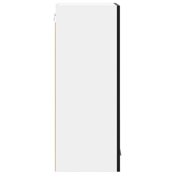 Hängeschrank Riga, Schwarz & Weiß, 40x80 cm