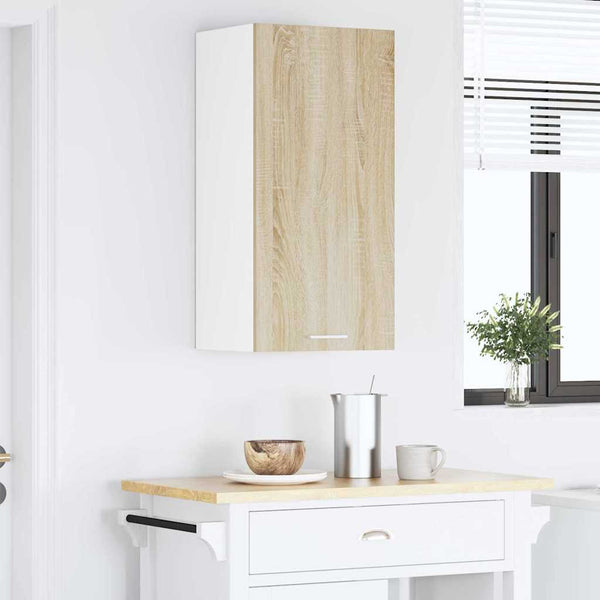 Hängeschrank Sonoma Eiche & Weiß 40x80 cm