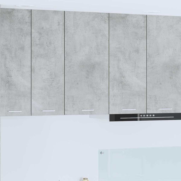 Hängeschrank Betongrau/Weiß 40x80 cm