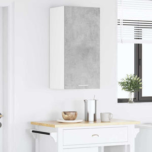 Hängeschrank Betongrau/Weiß 40x80 cm