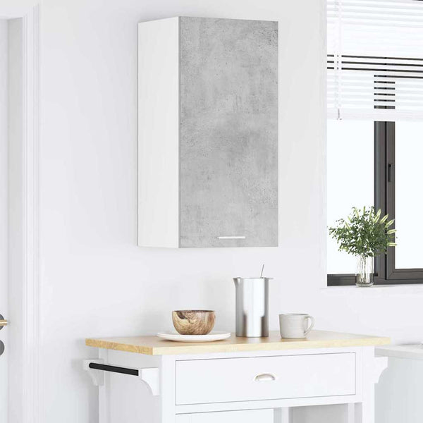 Hängeschrank Betongrau/Weiß 40x80 cm