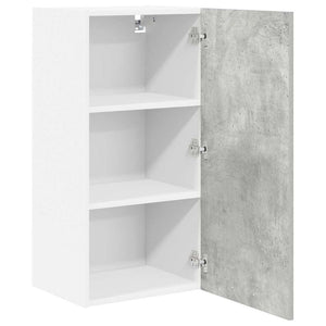 Hängeschrank Betongrau/Weiß 40x80 cm