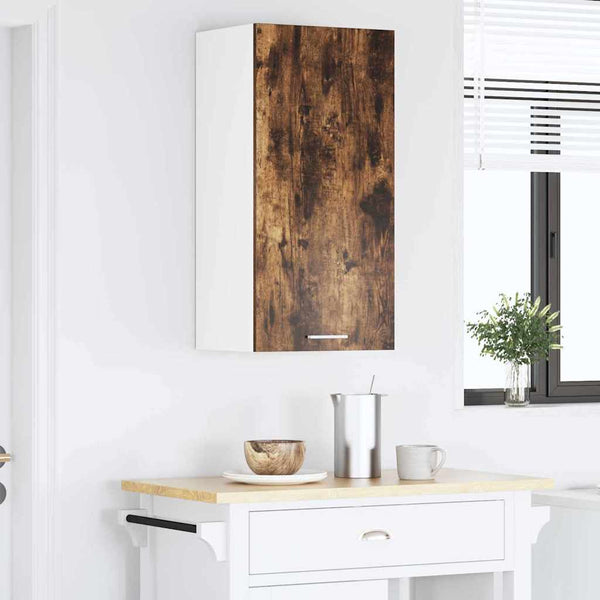 Hängeschrank Eiche/Weiß 40x80cm
