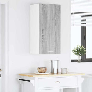 Hängeschrank Grau Sonoma Weiß 40x80 cm