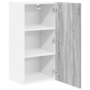 Hängeschrank Grau Sonoma Weiß 40x80 cm