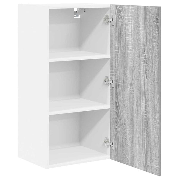Hängeschrank Grau Sonoma Weiß 40x80 cm