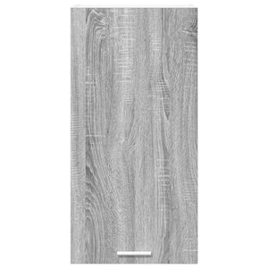 Hängeschrank Grau Sonoma Weiß 40x80 cm