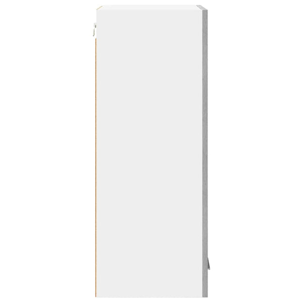 Hängeschrank Grau Sonoma Weiß 40x80 cm