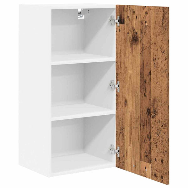 Hängeschrank Altes Holz Weiß 40x80 cm