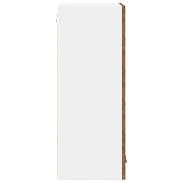 Hängeschrank Altes Holz Weiß 40x80 cm