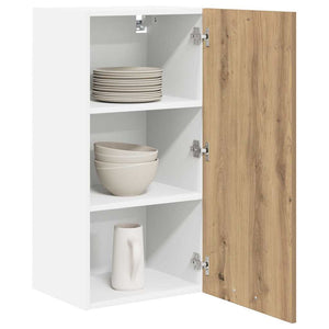 Hängeschrank Artisan-Eiche/Weiß 40x80 cm
