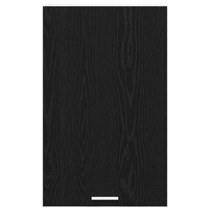 Hängeschrank Schwarz Eiche/Weiß 50x80cm