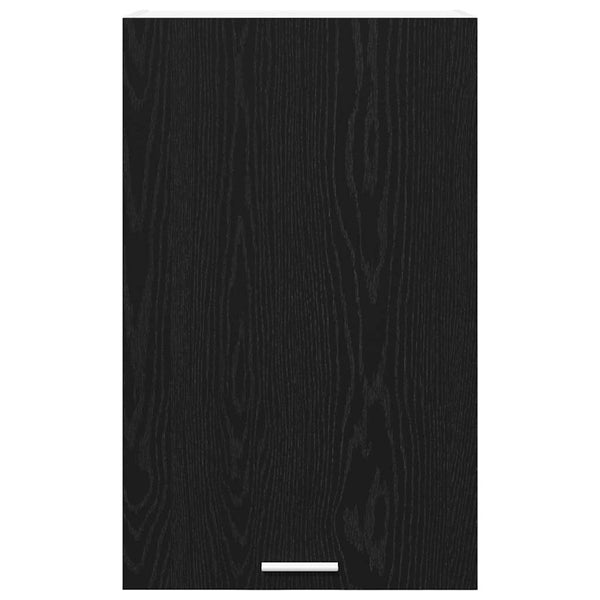Hängeschrank Schwarz Eiche/Weiß 50x80cm