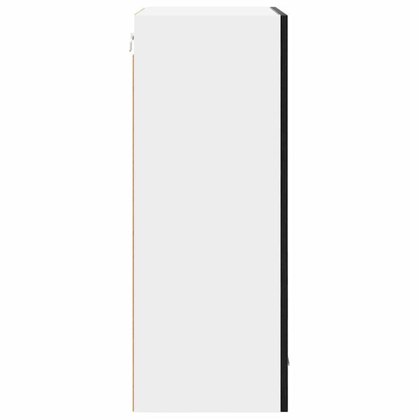 Hängeschrank Schwarz Eiche/Weiß 50x80cm
