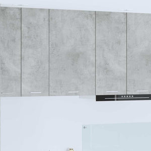 Hängeschrank Betongrau/Weiß 50x31x80cm