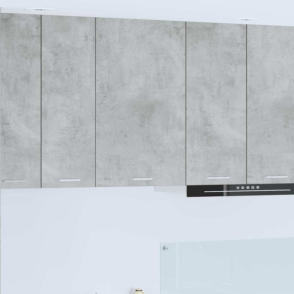 Hängeschrank Betongrau/Weiß 50x31x80cm