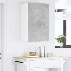 Hängeschrank Betongrau/Weiß 50x31x80cm