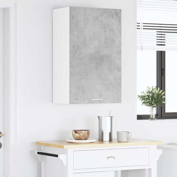 Hängeschrank Betongrau/Weiß 50x31x80cm