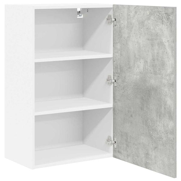 Hängeschrank Betongrau/Weiß 50x31x80cm