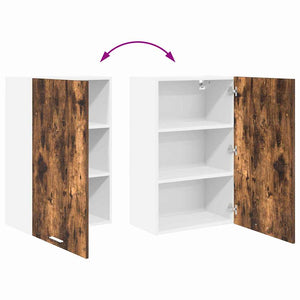 Hängeschrank Eiche/Weiß 50x31x80cm