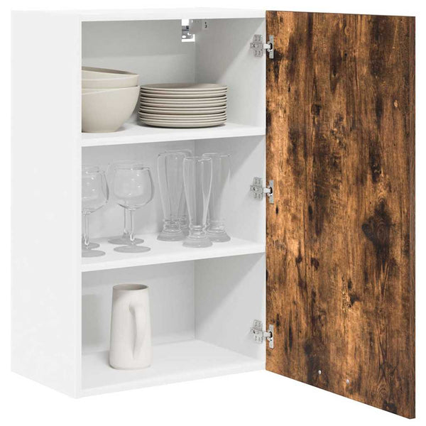 Hängeschrank Eiche/Weiß 50x31x80cm