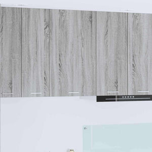 Hängeschrank Grau/Weiß 50x31x80cm