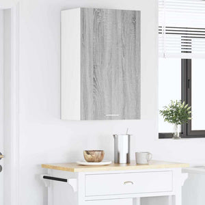 Hängeschrank Grau/Weiß 50x31x80cm