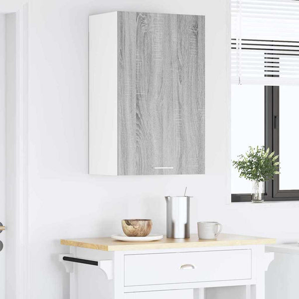 Hängeschrank Grau/Weiß 50x31x80cm