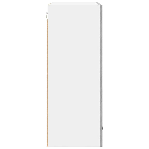 Hängeschrank Grau/Weiß 50x31x80cm