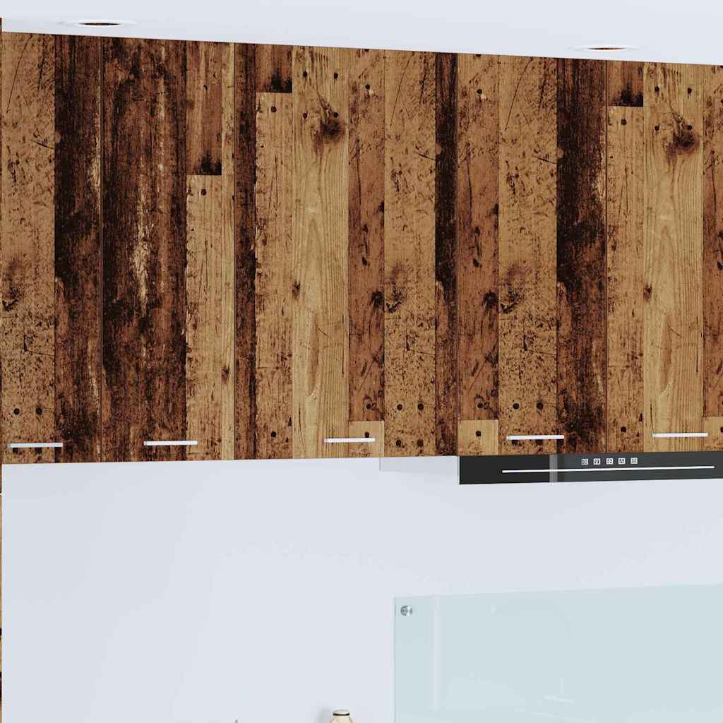Hängeschrank Altes Holz/Weiß 50x31x80cm