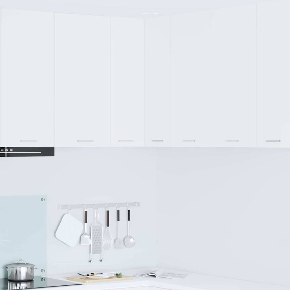 vidaXL Wall Cabinet with Storage White 57 x 57 x 80 cm Engineered Wood