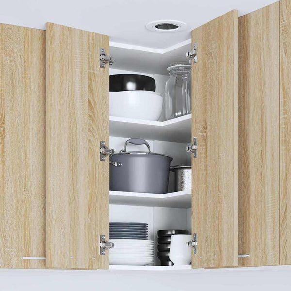 Hängeschrank Sonoma Eiche & Weiß 57x80 cm