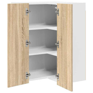 Hängeschrank Sonoma Eiche & Weiß 57x80 cm