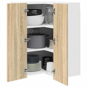 Hängeschrank Sonoma Eiche & Weiß 57x80 cm