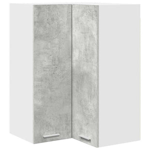 Hängeschrank Betongrau/Weiß, 57x57x80 cm