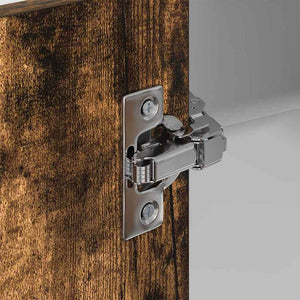 Hängeschrank Geräucherte Eiche/Weiß 57x57x80 cm