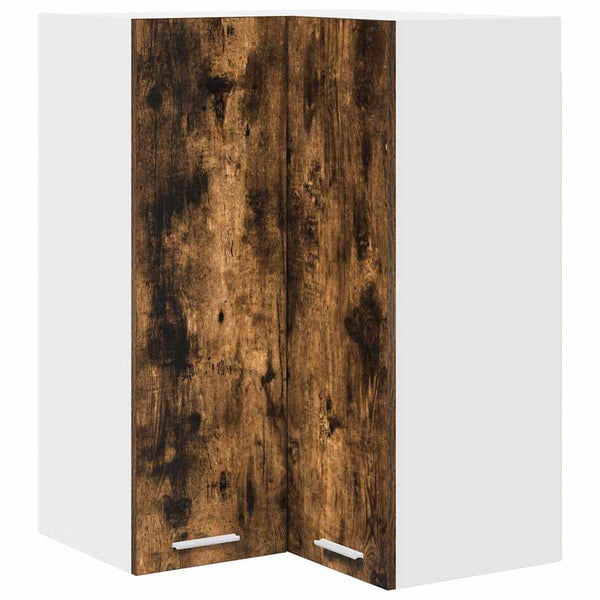 Hängeschrank Geräucherte Eiche/Weiß 57x57x80 cm