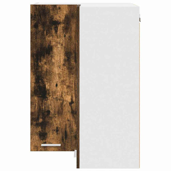 Hängeschrank Geräucherte Eiche/Weiß 57x57x80 cm