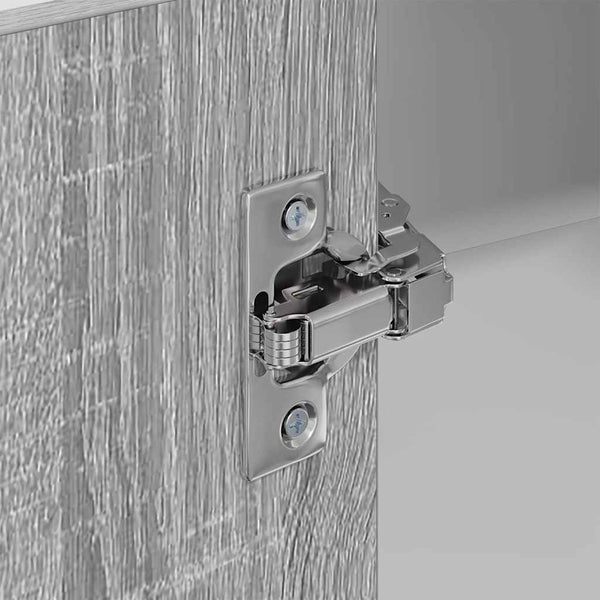 Hängeschrank Grau Sonoma Weiß 57x80 cm