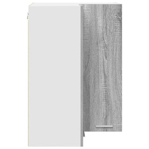 Hängeschrank Grau Sonoma Weiß 57x80 cm
