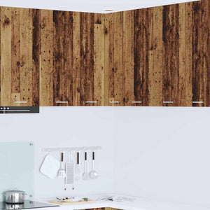 Hängeschrank Altes Holz/Weiß 57x57x80cm