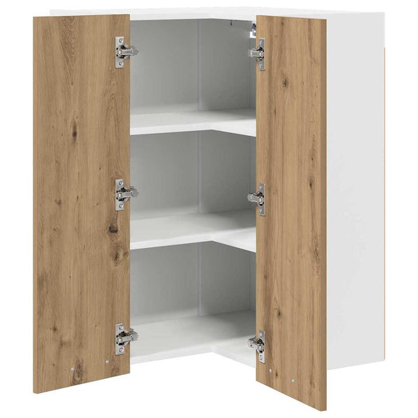 Hängeküchenschrank Artisan Eiche/Weiß 57x80cm